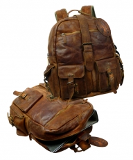 Rucksack Jerome/ RUGGED-HIDE- (24)-WASHED-BROWN