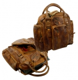 Old-school Jagos/ RUGGED-HIDE- (24)-WASHED-BROWN