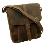 Messenger high  / OLD-SCHOOL - (25)-vintage-brown