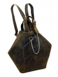 Rucksack-Citybag / OLD-SCHOOL - (25)-vintage-brown