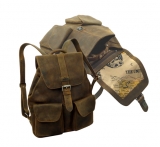 Rucksack    / OLD-SCHOOL- (25)-vintage-brown