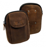 Gürtaltasche   / OLD-SCHOOL- (25)-vintage-brown